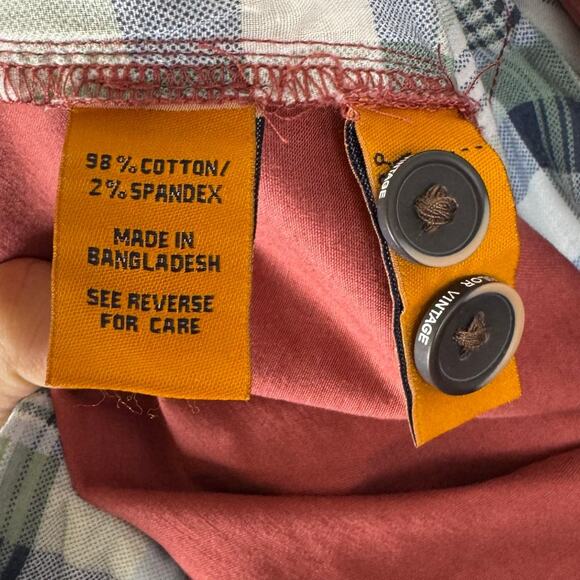 Tailor Vintage Canyon Red Stretch Slim Fit Chino Pants Size 40x30 - Picture 8 of 11